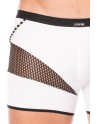 Boxer blanc filet et corde - LM2004-67WHT