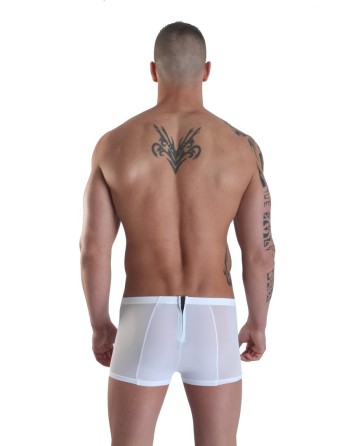 Boxer blanc avec double zip Wiz - LM16-67WHT