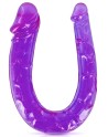 Double dong gode fléxible violet 29.5cm - CC570045