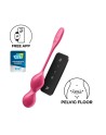 Boules de Geisha vibrantes télécommandées fushia Love Birds 2 Satisfyer - CC597866