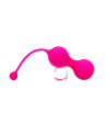 MINA Rose, Boules de Geisha en silicone médical USB avec télécommande - BQ130PNK