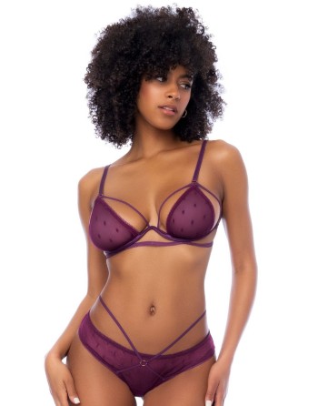 Ensemble 2 pièces couleur bordeaux - MAL8870WINE