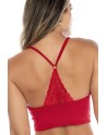 Pyjama 2 pièces rouge top et short - MAL7533RED