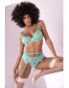 Ensemble lingerie trois pièces bleu océan - MAL8733AQUA