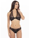 Ensemble soutien-gorge et culotte noire - REN53028-BLK