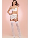 Ensemble blanc 3 pièces dentelle - DG11499WHT