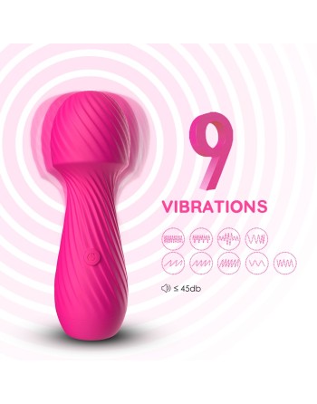 Vibromasseur Wand Massage Rose puissant – USK-W03PNK