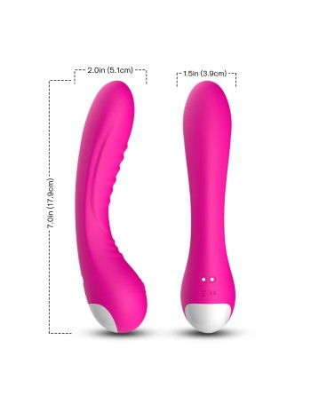 Vibromasseur courbé 9 modes de vibration rose - USK-V01PNK