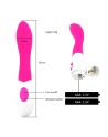 Vibromasseur rose incurvé point G - BOZ028PNK