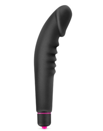 Vibromasseur stimulateur réaliste point G noir silicone 7 vitesses - CC5740100010