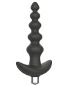 Plug anal vibrant noir en silicone - WS-NV529