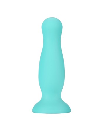 Plug anal ventouse vert pastel taille M - A-001-M-GRN