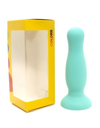 Plug anal ventouse vert pastel taille M - A-001-M-GRN