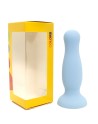 Plug anal ventouse bleu pastel taille M - A-001-M-BLU