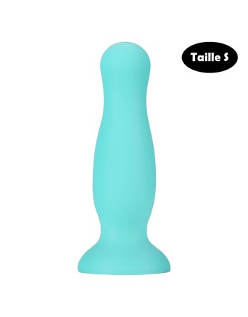 Plug anal ventouse vert pastel taille S - A-001-S-GRN