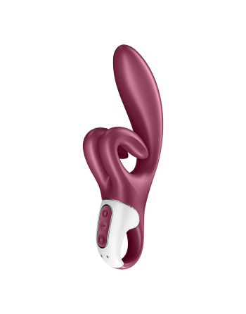 Vibromasseur rabbit point G rouge double stimulation clitoridienne Touch Me Satisfyer - CC597811SA