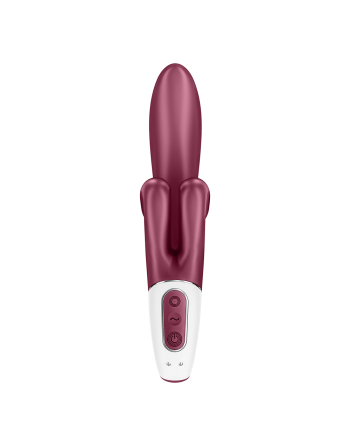 Vibromasseur rabbit point G rouge double stimulation clitoridienne Touch Me Satisfyer - CC597811SA