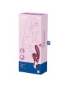 Vibromasseur rabbit point G rouge double stimulation clitoridienne Touch Me Satisfyer - CC597811SA