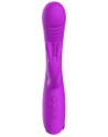 Vibromasseur triple stimulation très puissant violet USB - WS-NV062PUR