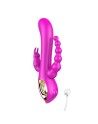 Vibromasseur Rabbit  rose  avec chapelet vibrant - TOZ-024PNK