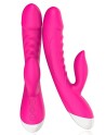 Vibromasseur rabbit rose 10 programmes USB - CR-CAV019