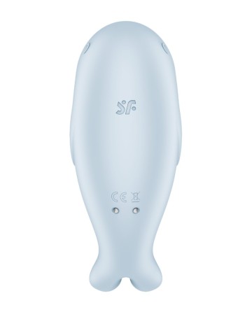 Stimulateur de clitoris vibration et air pulsé USB bleu Seal You Soon Satisfyer - CC597851