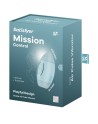 Stimulateur de clitoris violet vibration et air pulsé USB vert Mission control Satisfyer - CC597853