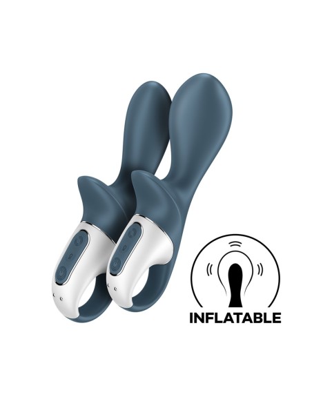 Vibromasseur gonflable anal gris USB Air Pump Booty 2 Satisfyer - CC597846