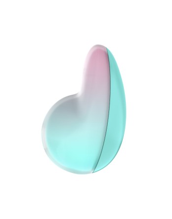 Stimulateur clitoridien par onde de pression sans contact et par vibration USB vert et rose, Pixie Dust Satisfyer - CC597837