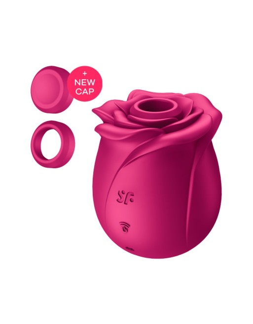 Stimulateur de clitoris rose par ondes de pression ou sans contact Pro 2 Classic Blossom Satisfyer - CC597840