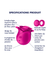 Stimulateur de clitoris rose par ondes de pression ou sans contact Pro 2 Modern Blossom Satisfyer - CC597841