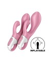 Vibromasseur Rabbit gonflant rose Air Pump Bunny 2 USB Satisfyer - CC597820